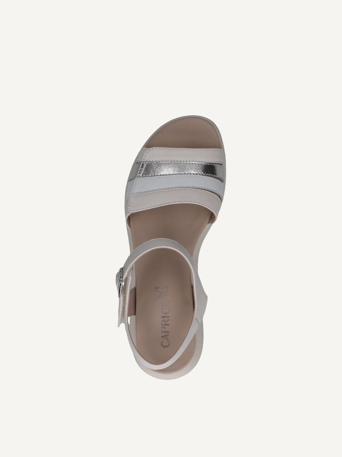 Caprice, Leather Sandal - yellow VANILLA COMB, image 5 of 5