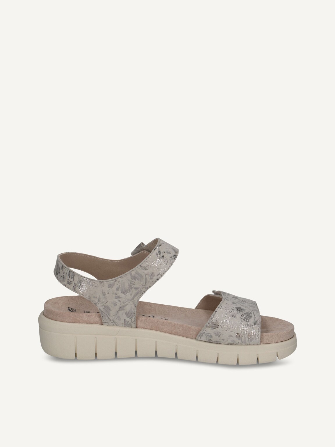 Caprice, Leather Sandal - white OFFWHITE/SILV., image 3 of 5