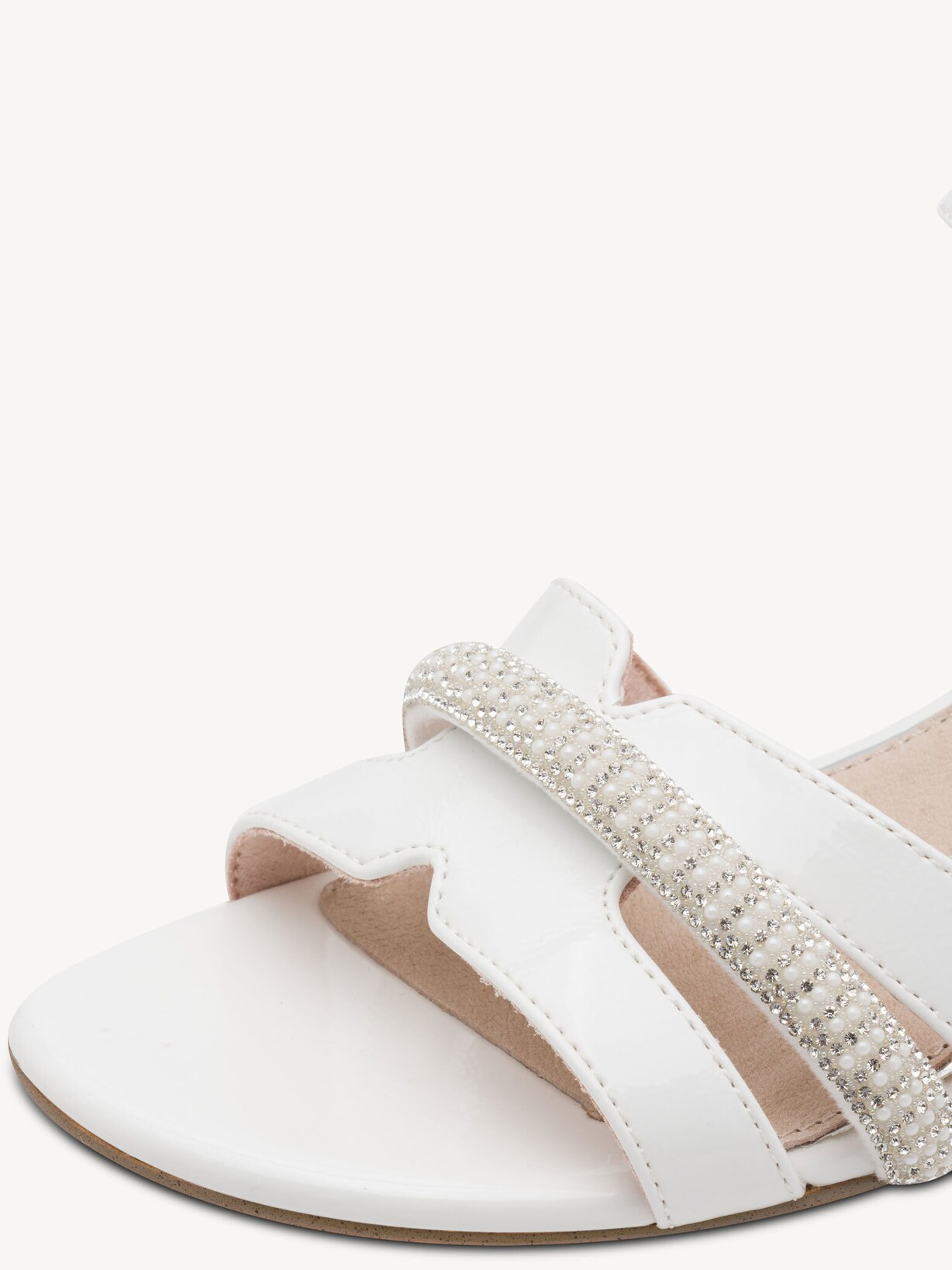Marco Tozzi, Sandalo - beige IVORY PATENT, immagine 5 di 7