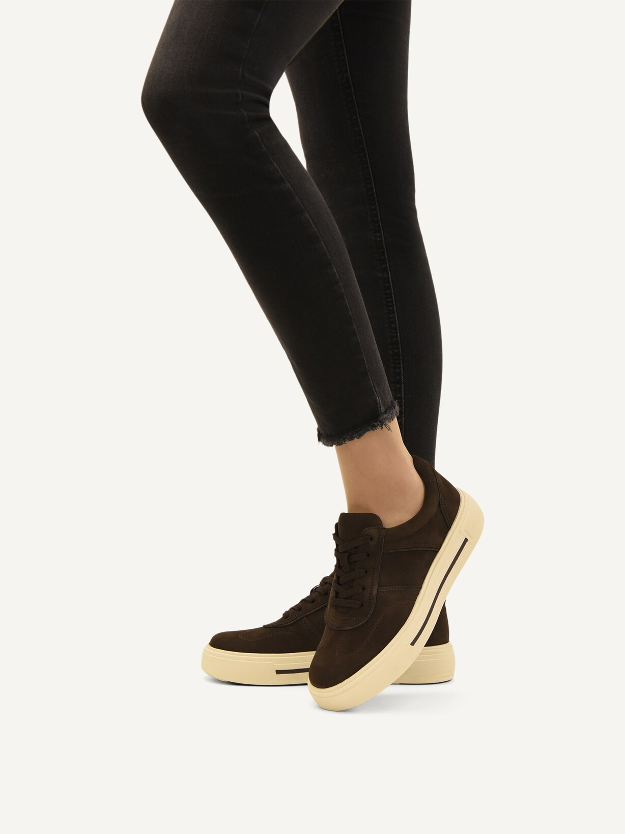 Caprice, Sneaker - marrone DK BROWN COMB, immagine 2 di 6