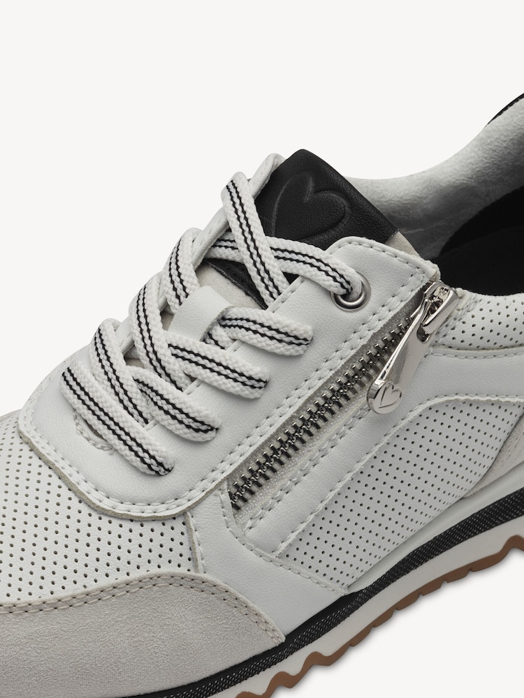 Marco Tozzi, Sneaker - bianco WHITE/BLACK, immagine 5 di 6