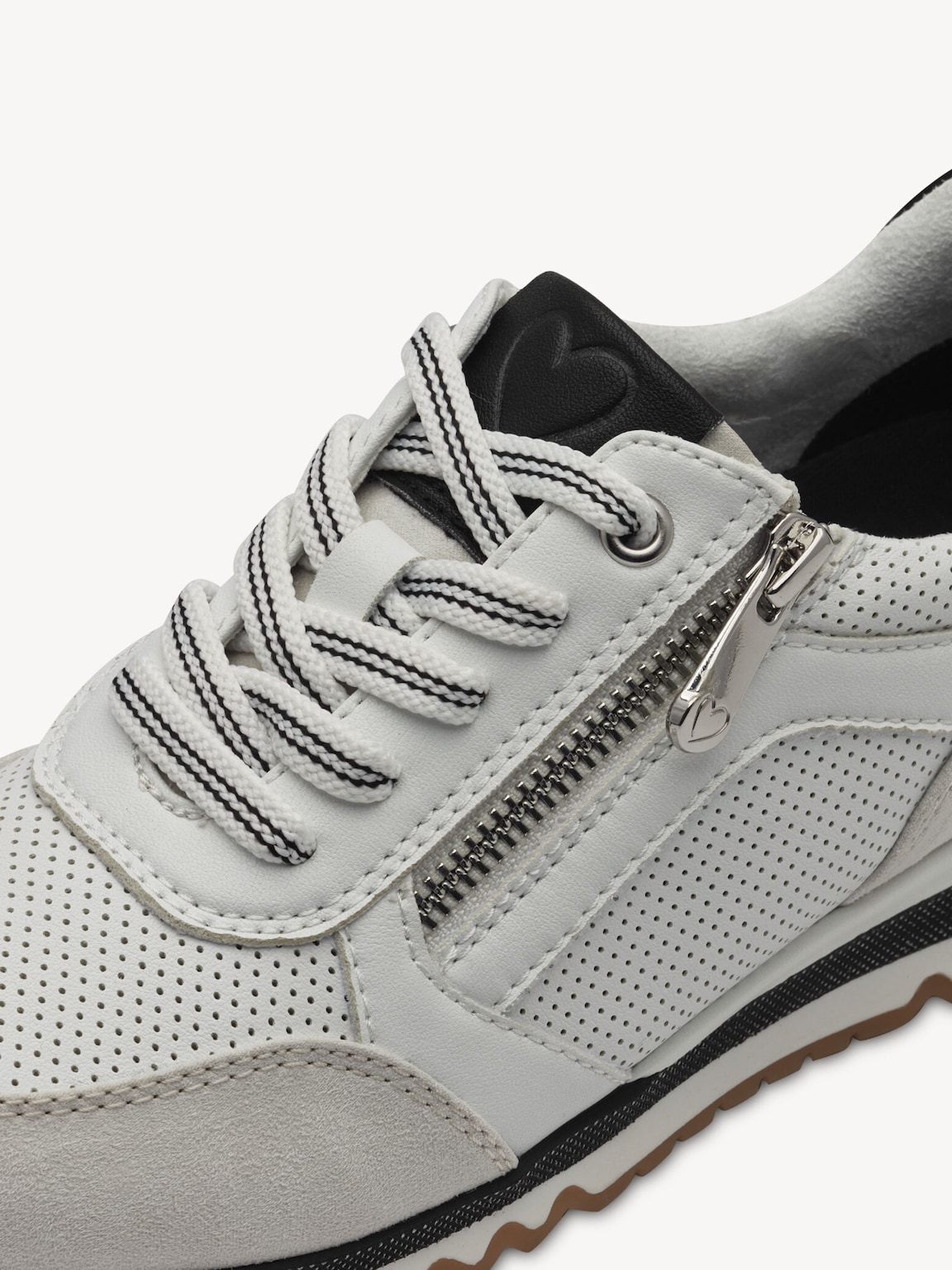 Marco Tozzi, Sneaker - bianco WHITE/BLACK, immagine 5 di 6