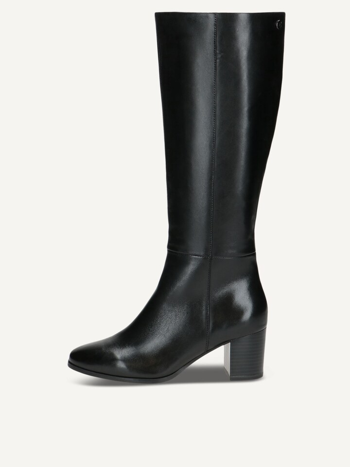 Caprice, Bottes en cuir - noir BLACK NAPPA