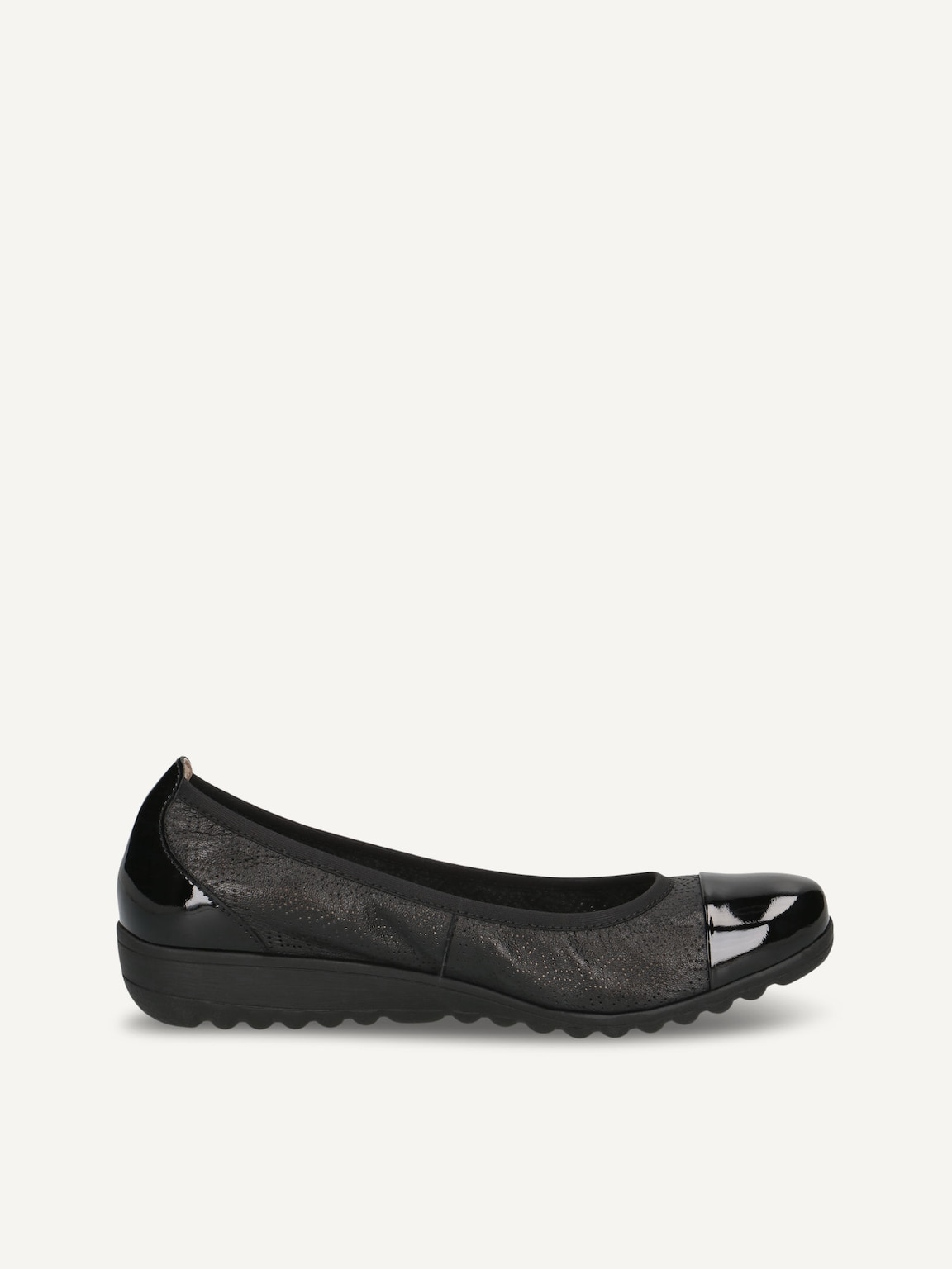 Caprice, Leather Ballerina - black BLACK COMB, image 3 of 5