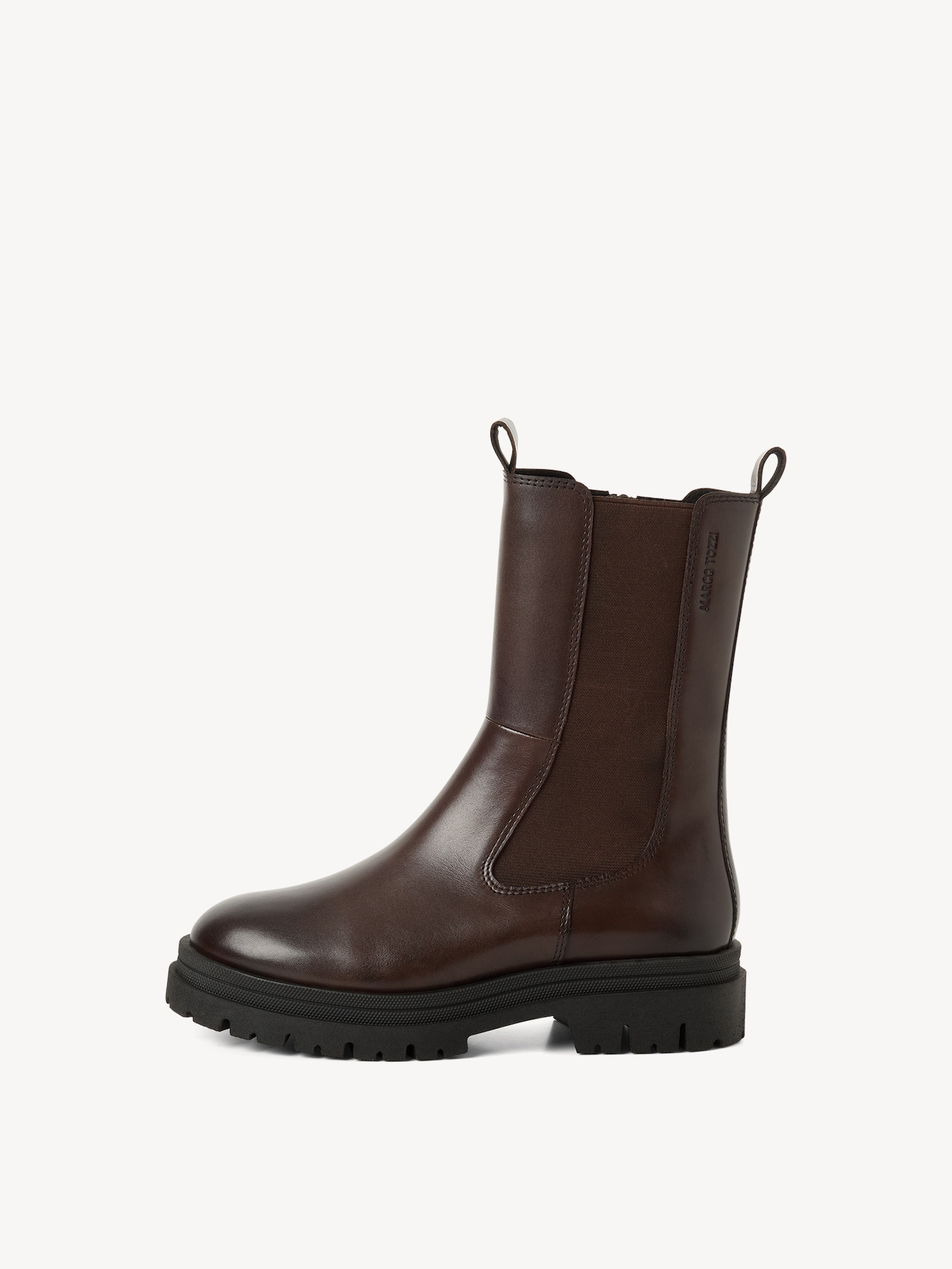 Marco Tozzi, Chelsea boot - brown warm lining, MOCCA