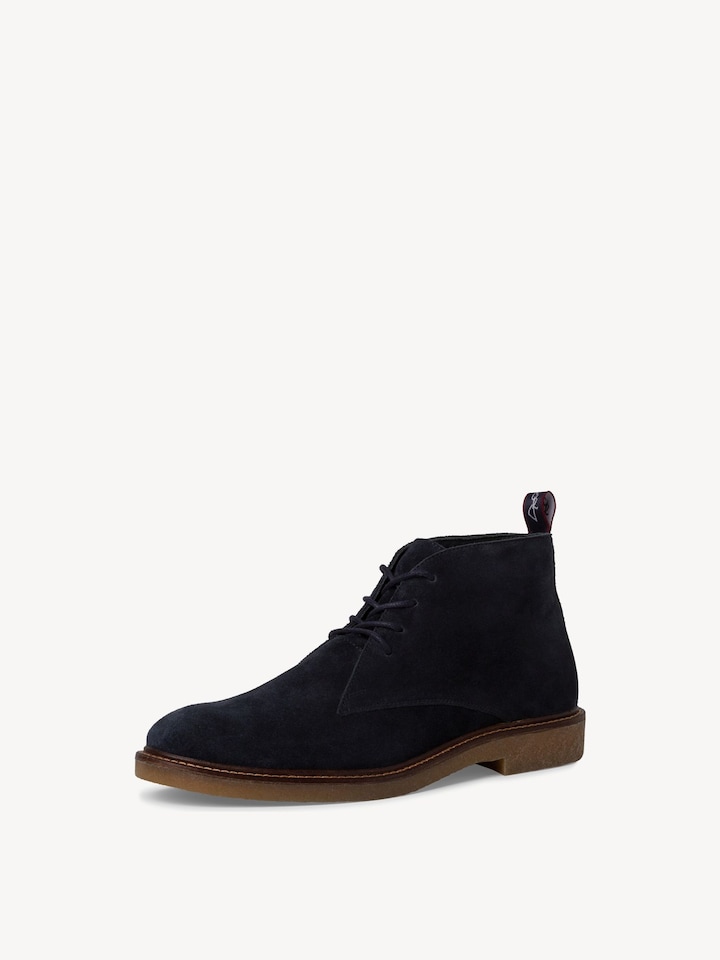 Marco Tozzi, Leren Enkellaarsje - blauw NAVY