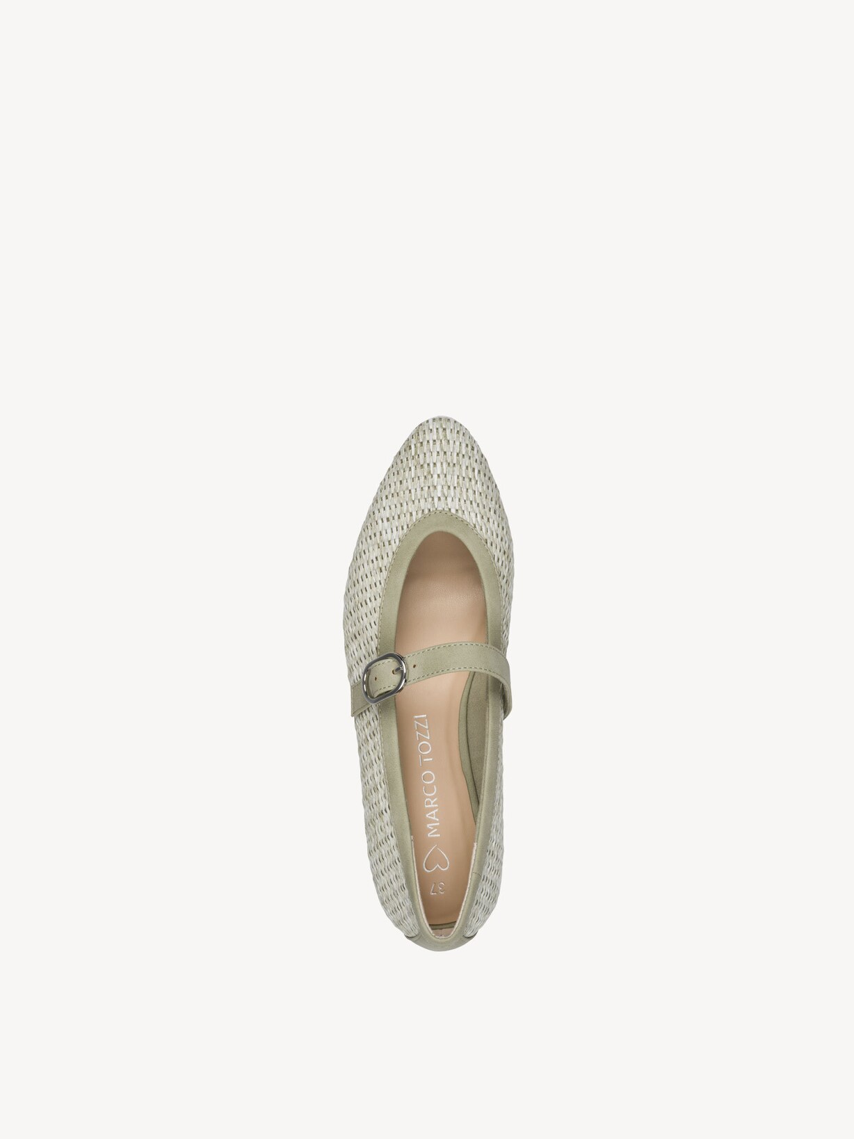 Marco Tozzi, Ballerina - khaki MOSS, billede 5 af 6