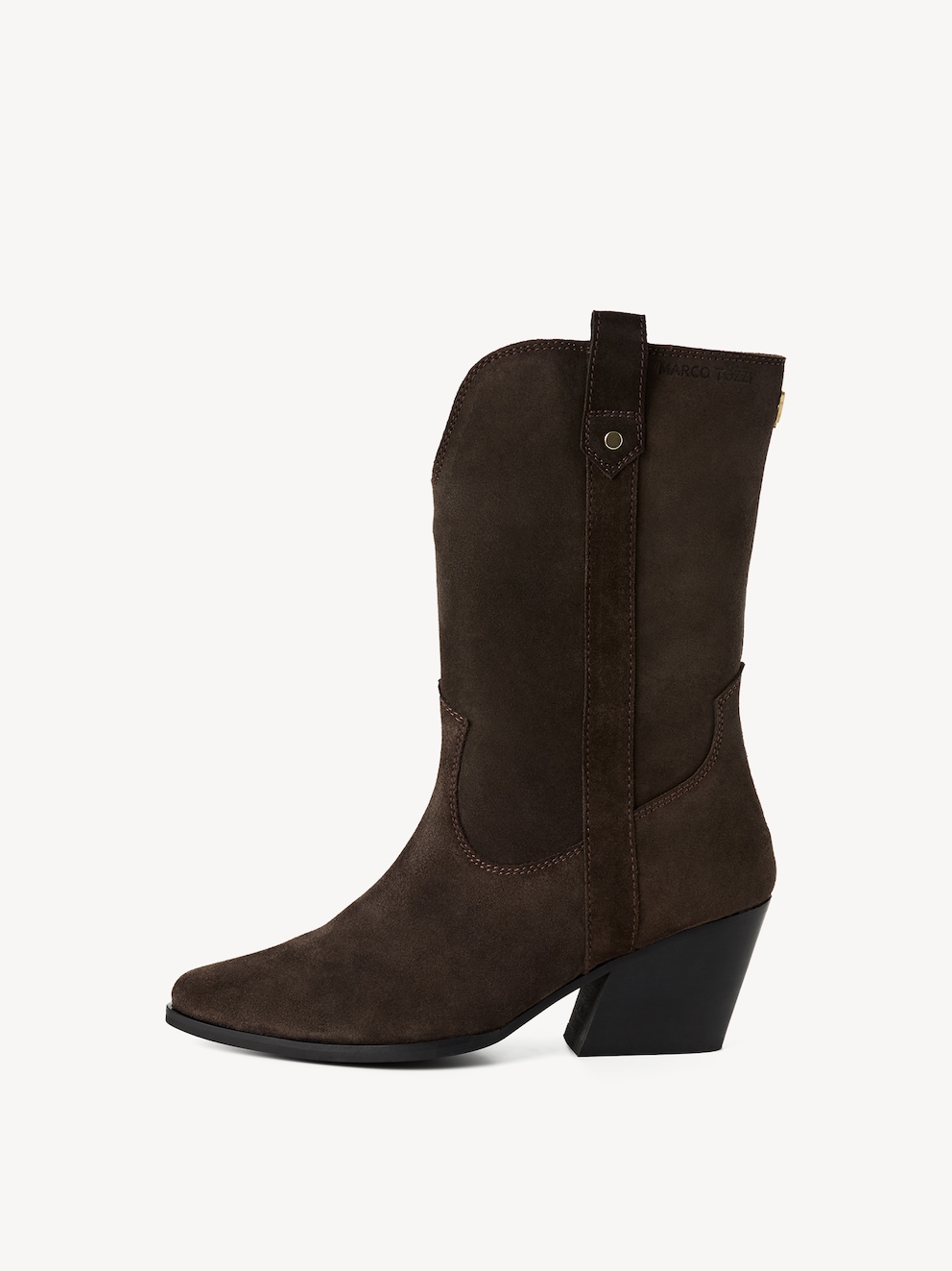 Marco Tozzi, Lederstiefelette - braun MOCCA COMB, Bild 1 von 6
