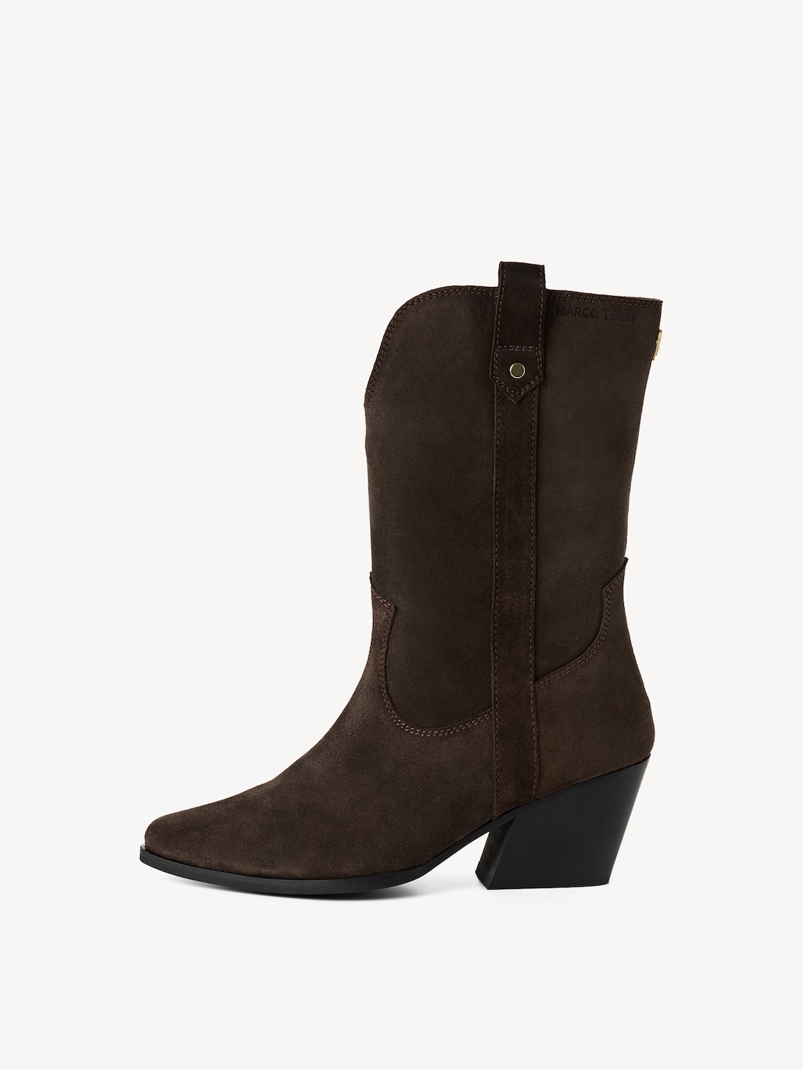 Marco Tozzi, Lederstiefelette - braun MOCCA COMB, Bild 1 von 6