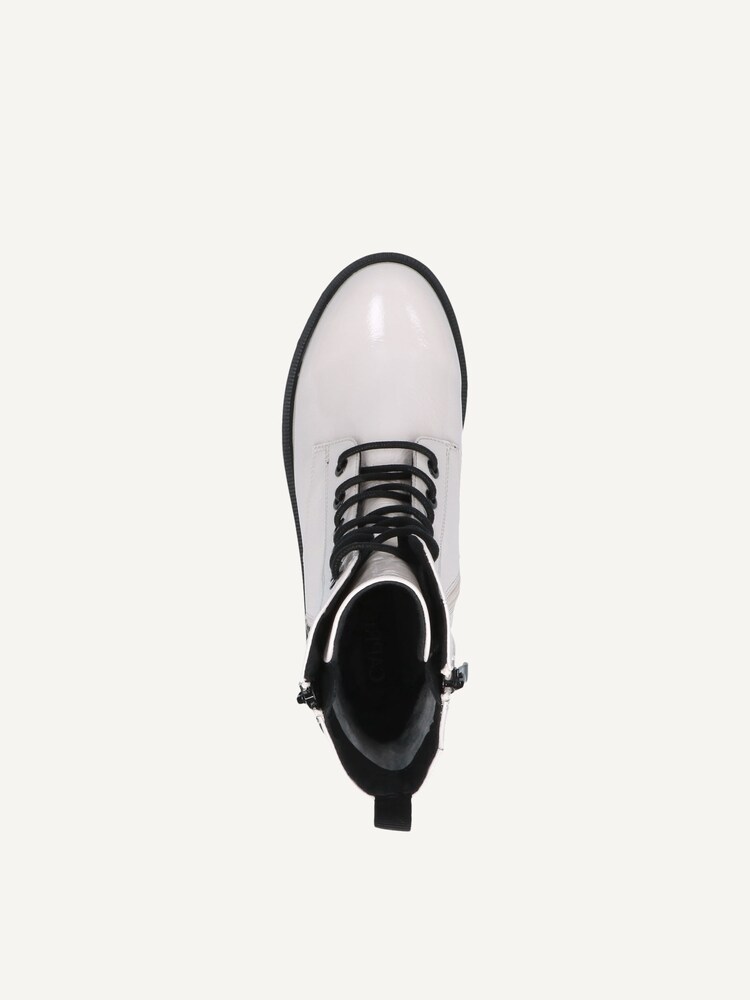 Caprice, Leather Bootie - white WHITE NAPLAK, image 10 of 10