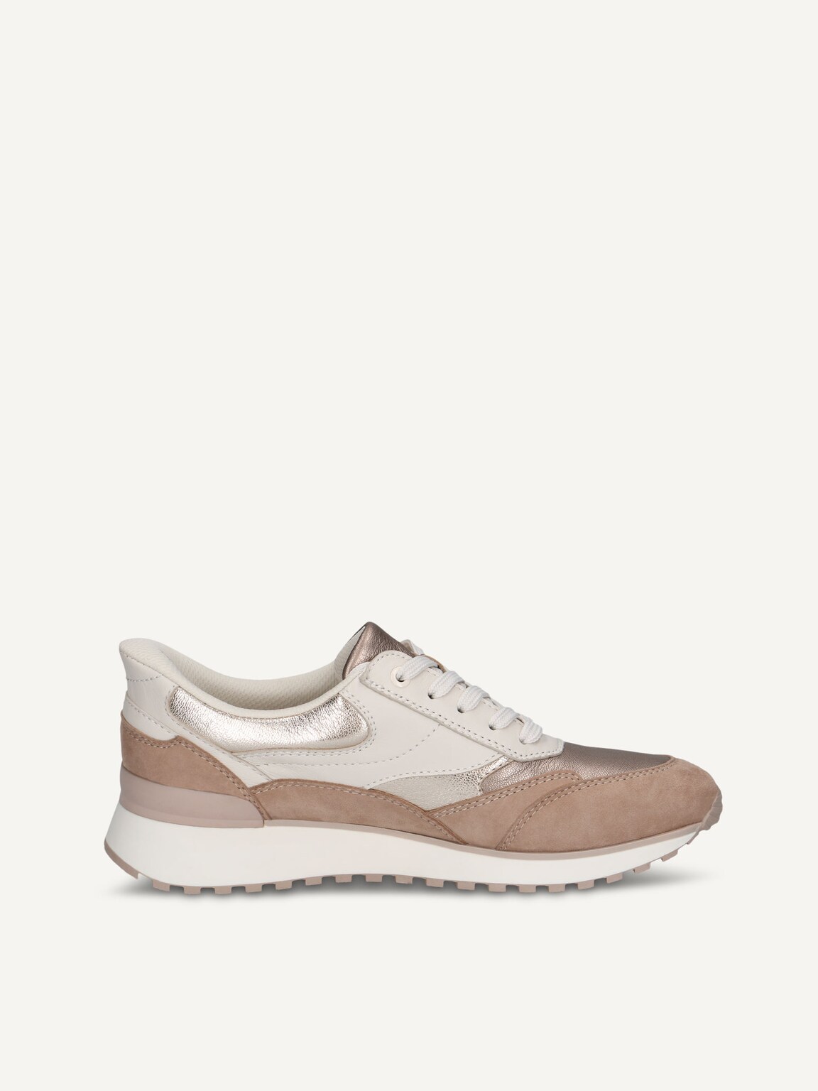 Caprice, Leather Sneaker - beige SAND COMB, image 4 of 6
