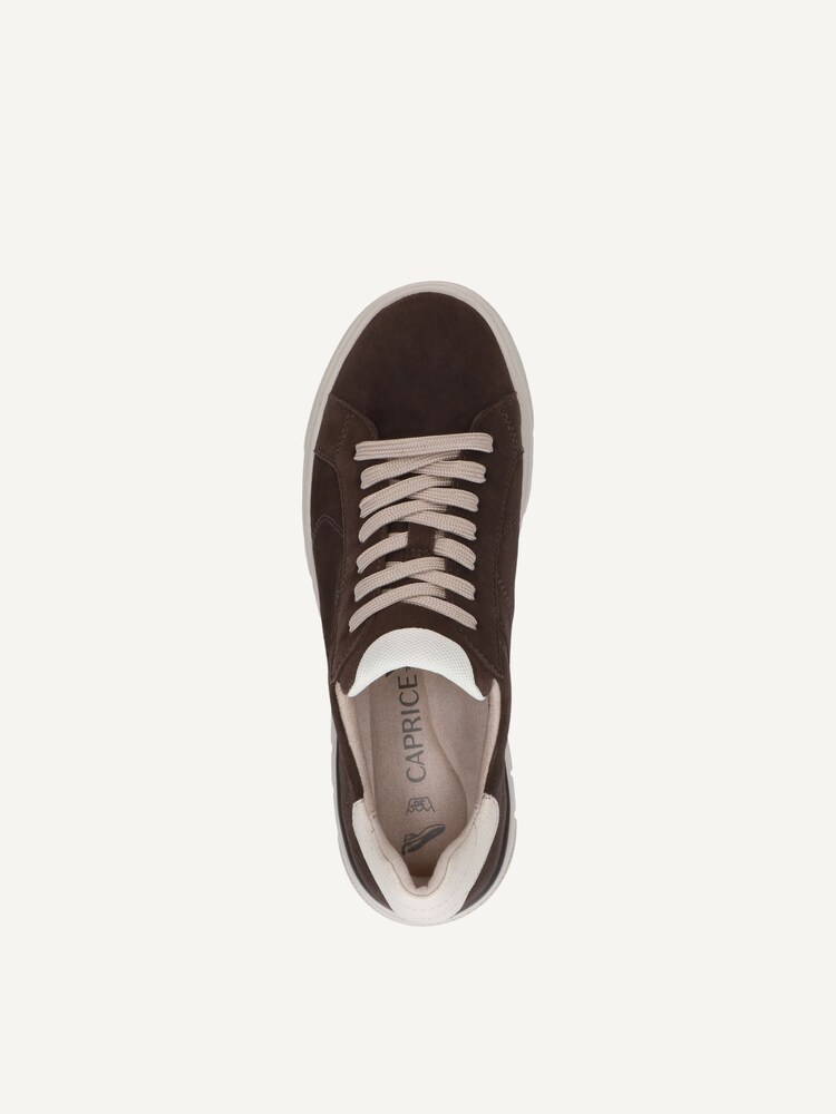 Caprice, Basket en cuir - marron DK BROWN COMB, image 4 sur 5