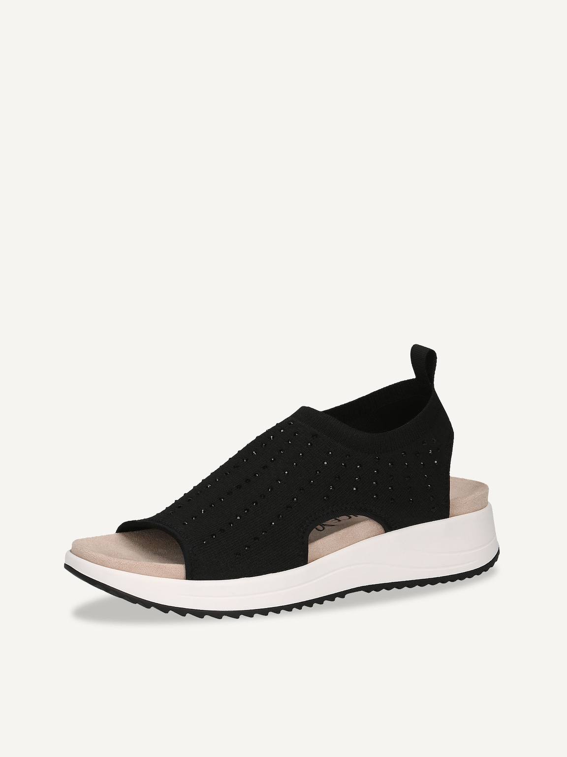 Caprice, Sandal - black BLACK KNIT, image 1 of 5