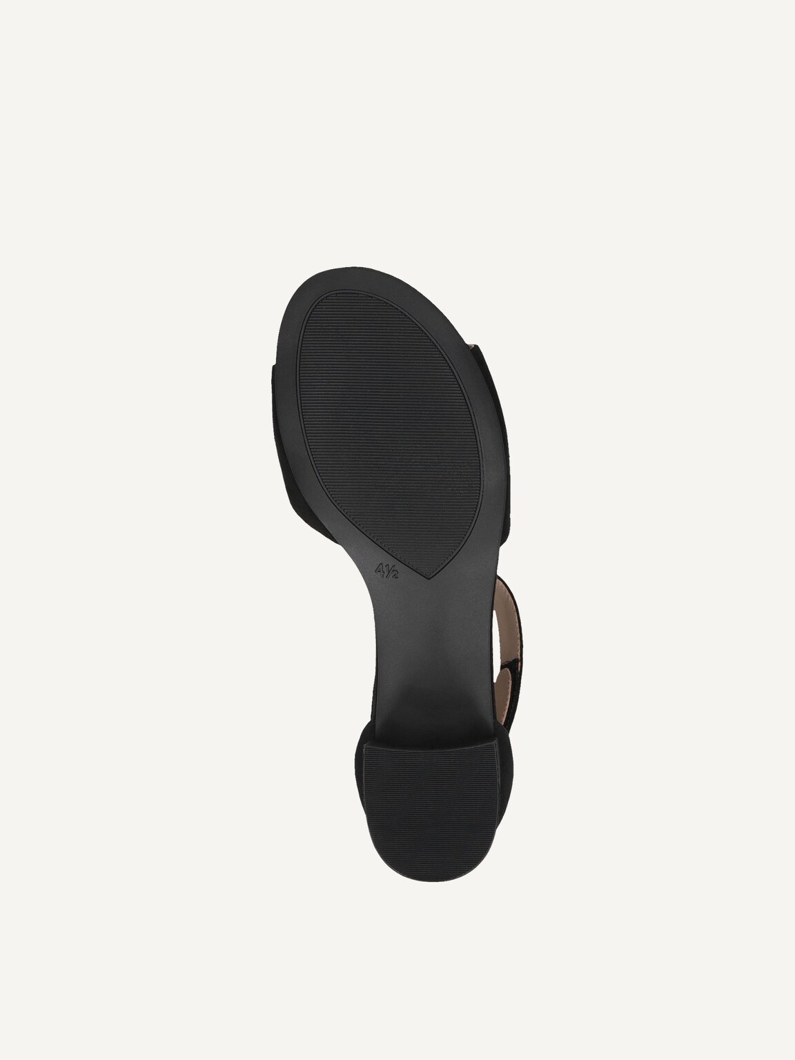 Caprice, Leather Heeled sandal - black BLACK SUEDE, image 4 of 5