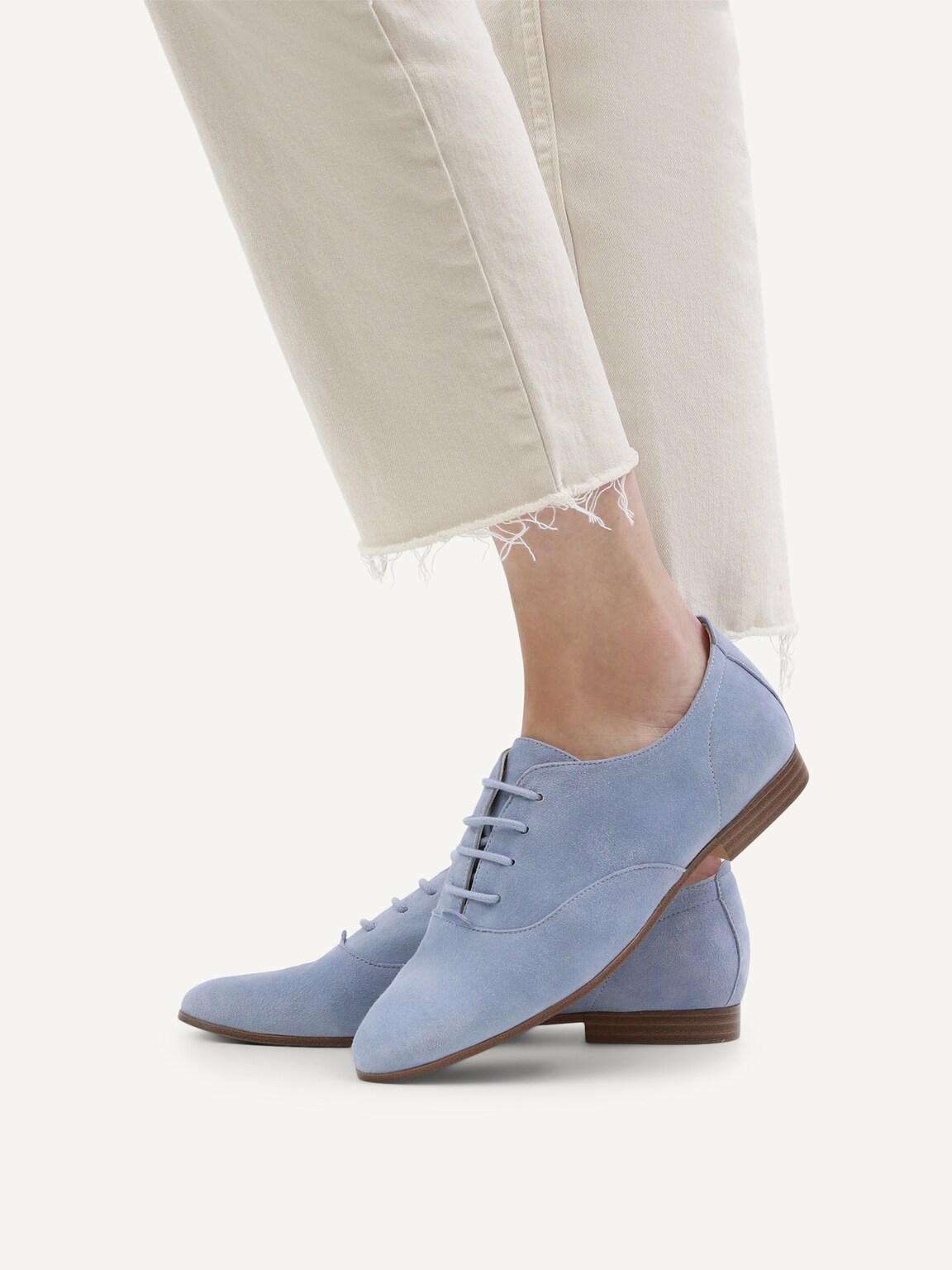 Caprice, Leather Low shoes - blue BLUE SUEDE, image 2 of 6