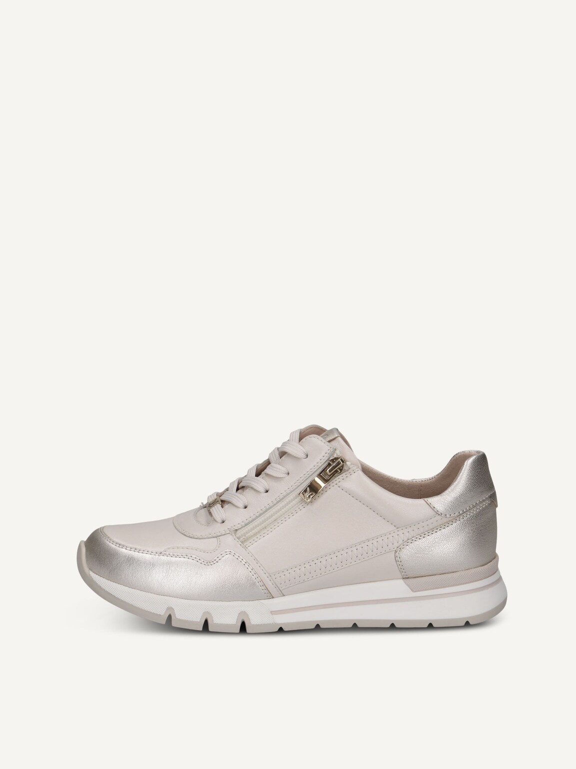 Caprice, Leather Sneaker - white OFFWHITE COMB, image 3 of 6