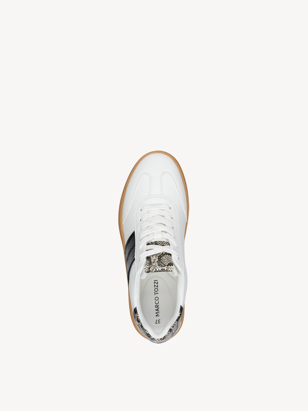 Marco Tozzi, Sneaker - weiß WHITE/BLACK, Bild 6 von 7