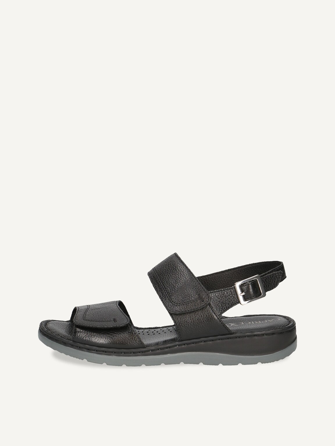 Caprice, Leather Heeled sandal - black BLACK NAPPA, image 3 of 6