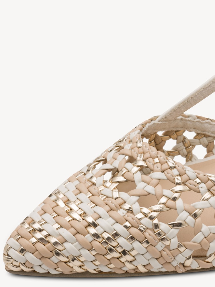 Marco Tozzi, Scarpe con cinturino alla caviglia - beige CREAM COMB, immagine 5 di 6