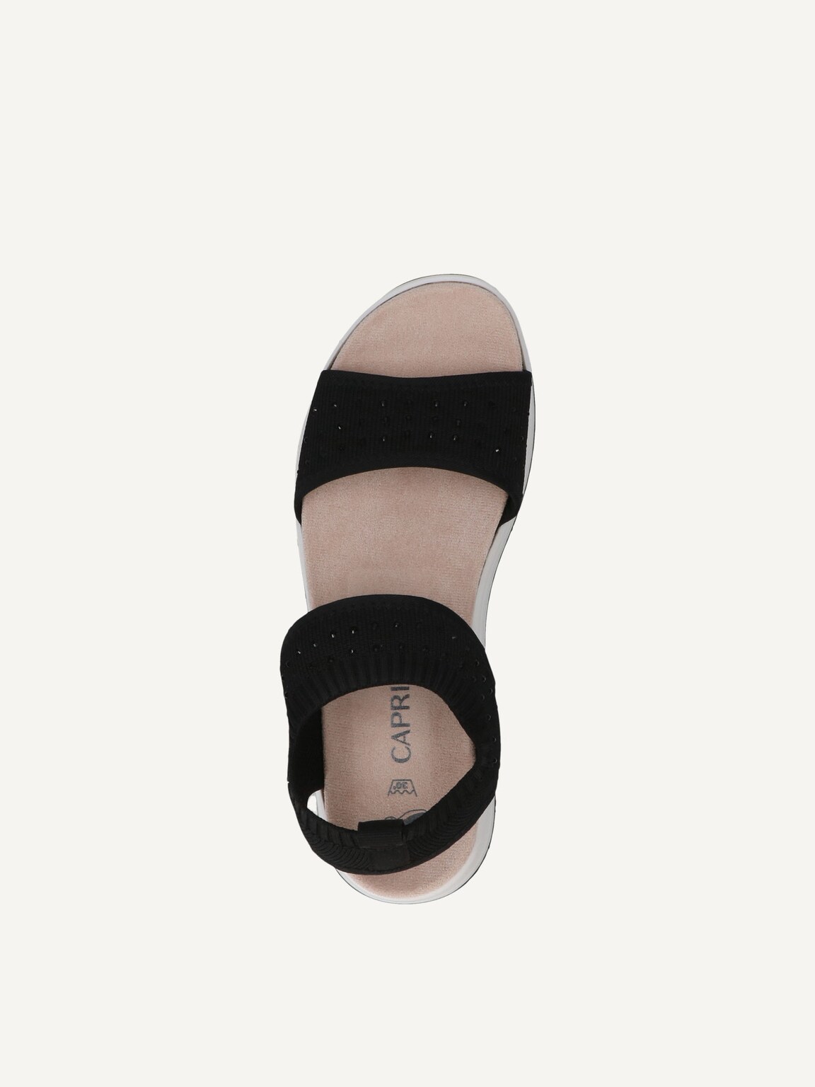 Caprice, Sandal - black BLACK KNIT, image 5 of 5