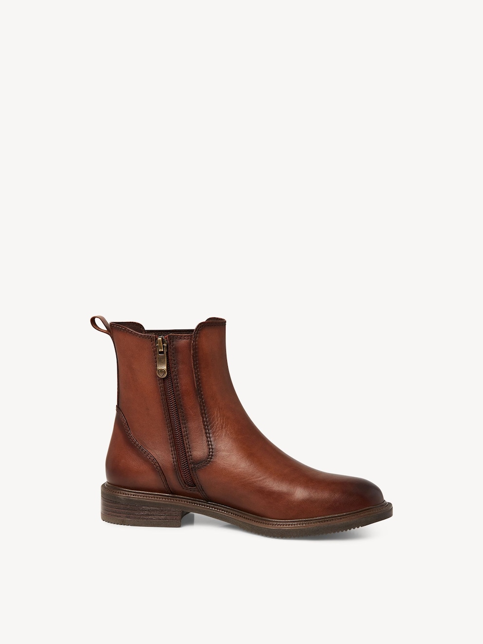 Marco Tozzi, Leren Chelseaboot - bruin COGNAC, afbeelding 6 van 6