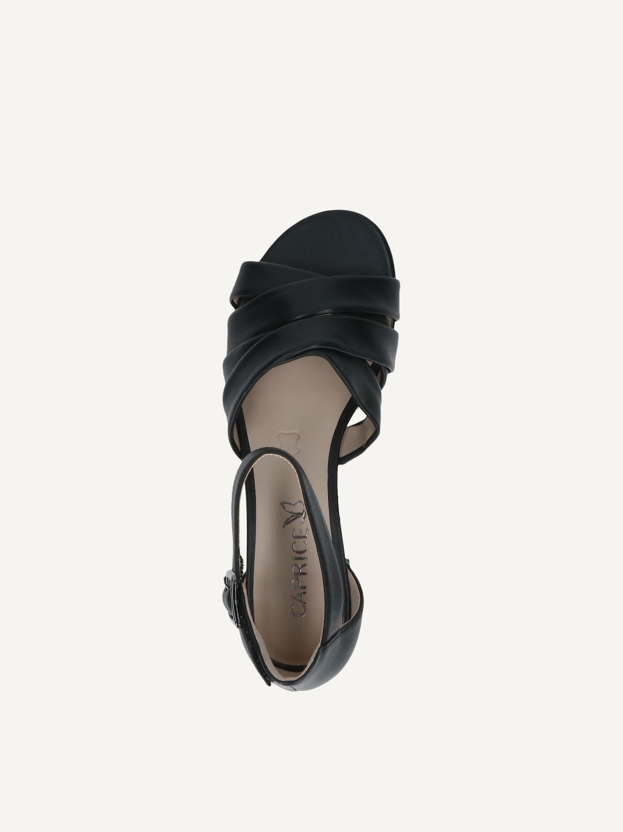 Caprice, Sandale à talon en cuir - noir BLACK NAPPA, image 4 sur 5