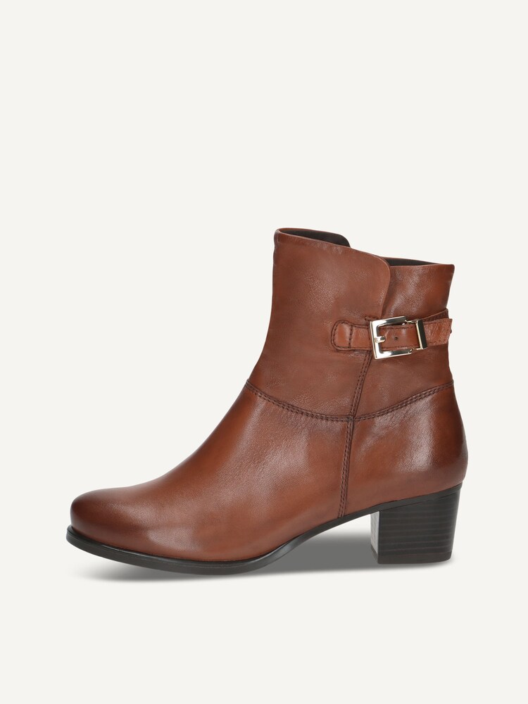Caprice, Leather Bootie - brown COGNAC NAPPA, image 3 of 6