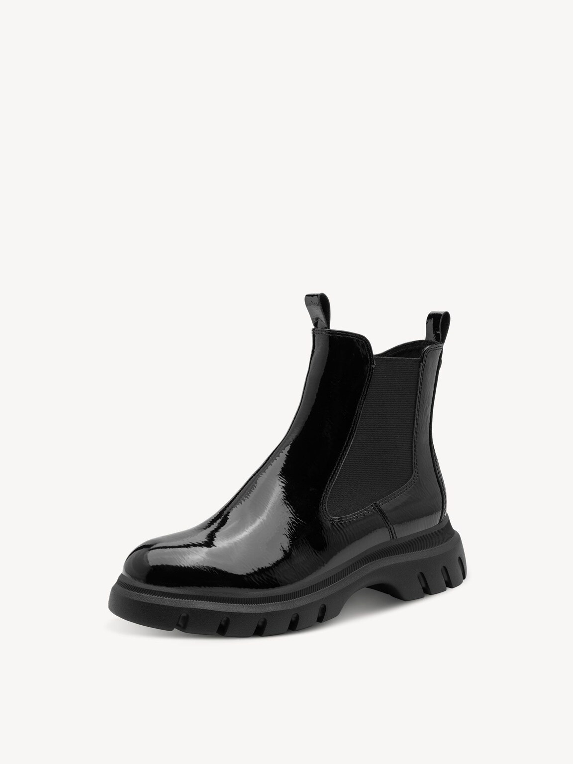 Marco Tozzi, Chelsea boot - black BLACK PATENT, image 3 of 7
