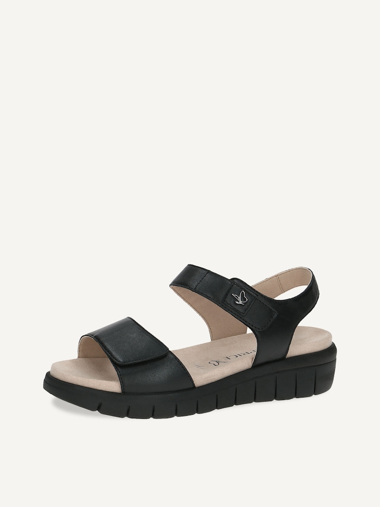 Caprice, Sandale en cuir - noir BLACK/BLK SOLE, image 3 sur 6