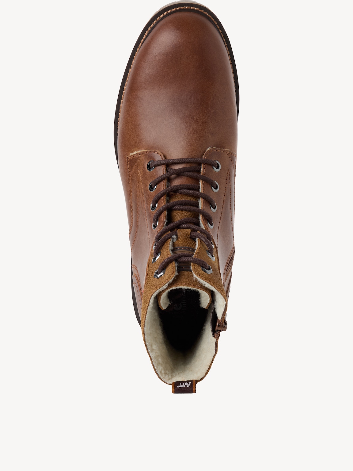 Marco Tozzi, Bottine en cuir - marron doublure chaude COGNAC, image 3 sur 6