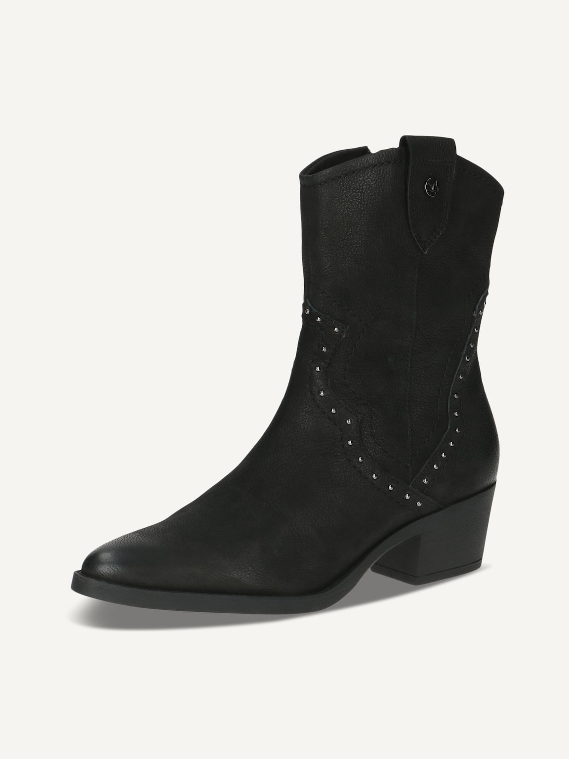 Caprice, Leather Bootie - black BLACK NUBUC, image 1 of 5