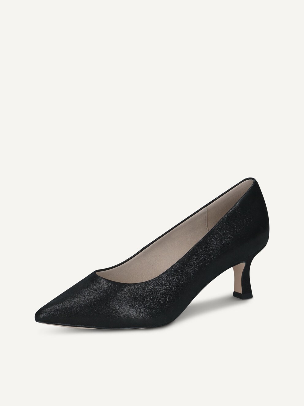 Caprice, Escarpin en cuir - noir BLACK METALLIC, image 2 sur 5