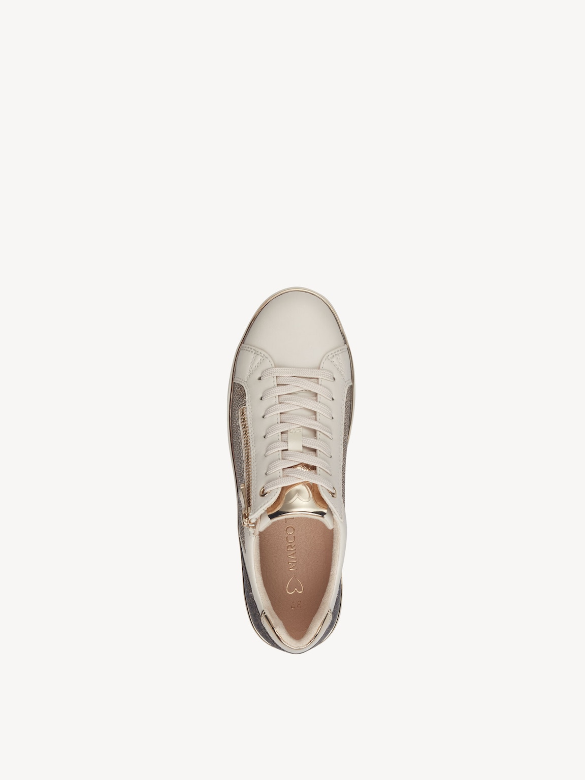 Marco Tozzi, Sneaker - beige CREAM COMB, immagine 3 di 6