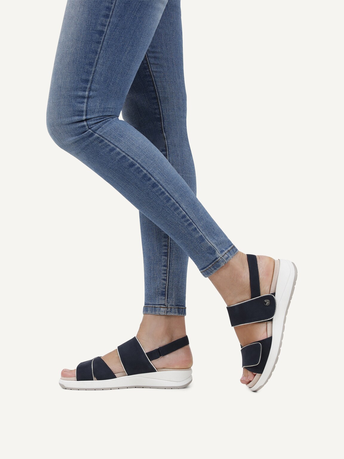 Caprice, Heeled sandal - blue OCEAN SUEDE, image 2 of 6