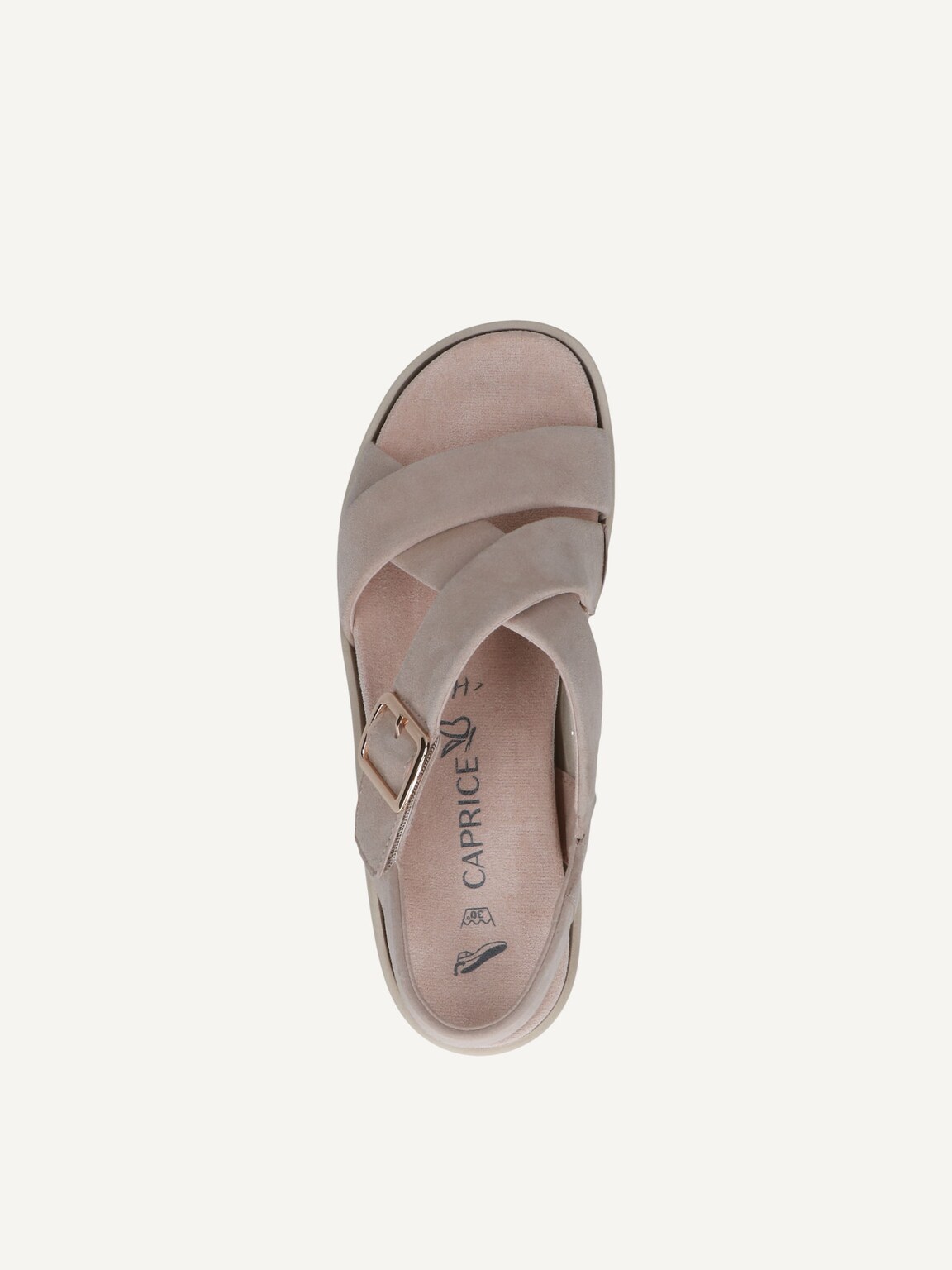 Caprice, Leather Sandal - beige SAND SUEDE, image 5 of 5