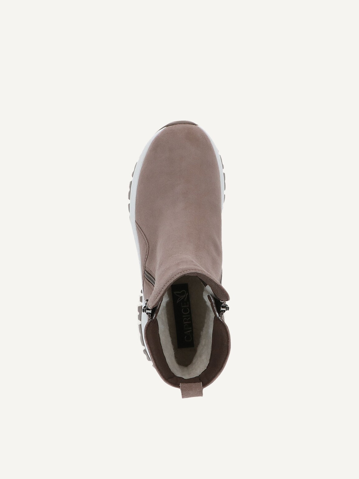 Caprice, Leather Bootie - brown warm lining MUD SUEDE, image 5 of 5