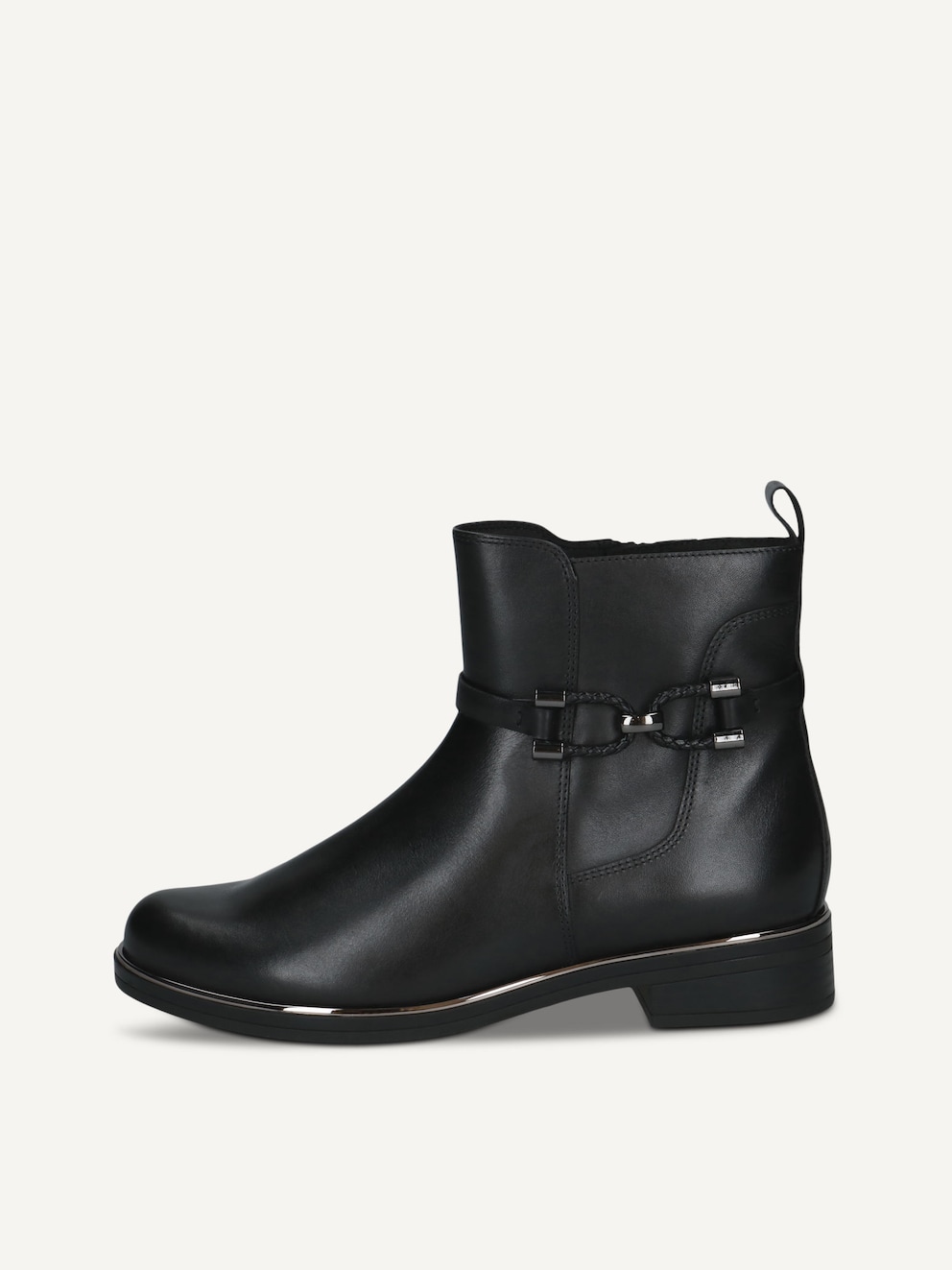 Caprice, Bottine en cuir - noir BLACK NAPPA, image 1 sur 5