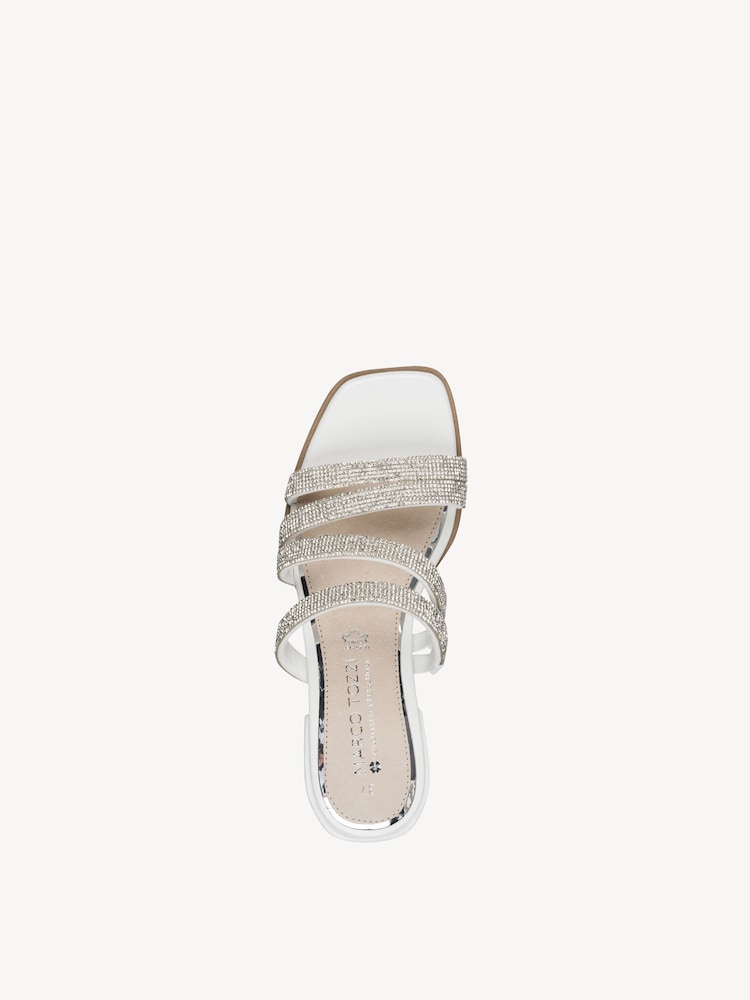 Marco Tozzi, Ciabatte - beige IVORY PATENT, immagine 3 di 6