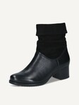 Selected, Caprice, Leather Bootie - black BLACK COMB