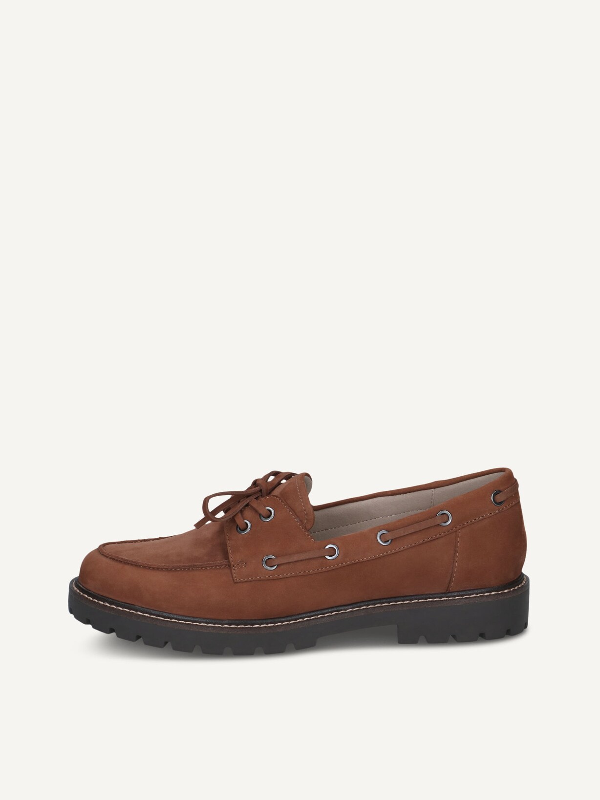 Caprice, Lederhalbschuh - braun COGNAC NUBUC, Bild 1 von 5