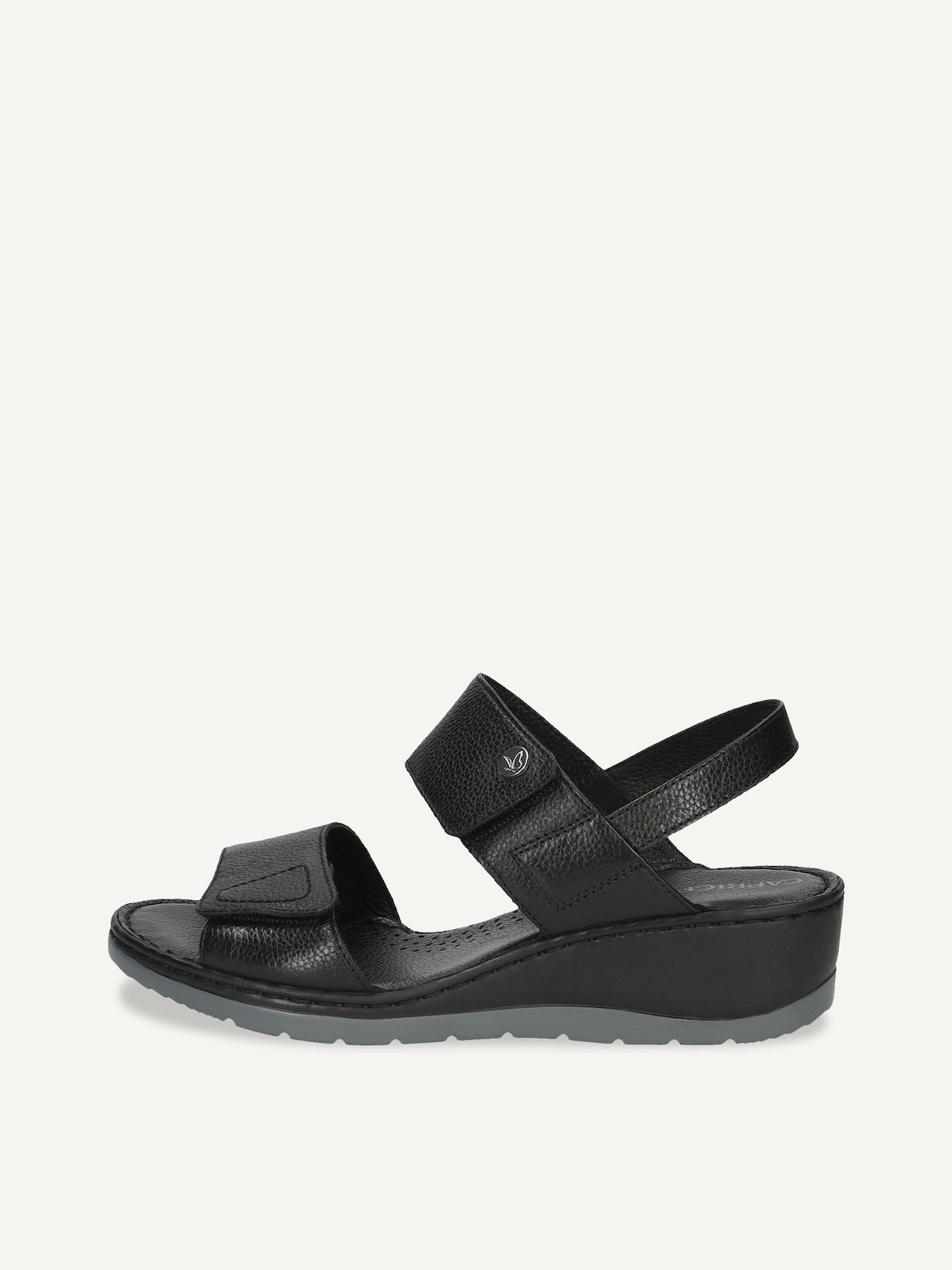 Caprice, Sandale à talon en cuir - noir BLACK NAPPA, image 1 sur 5