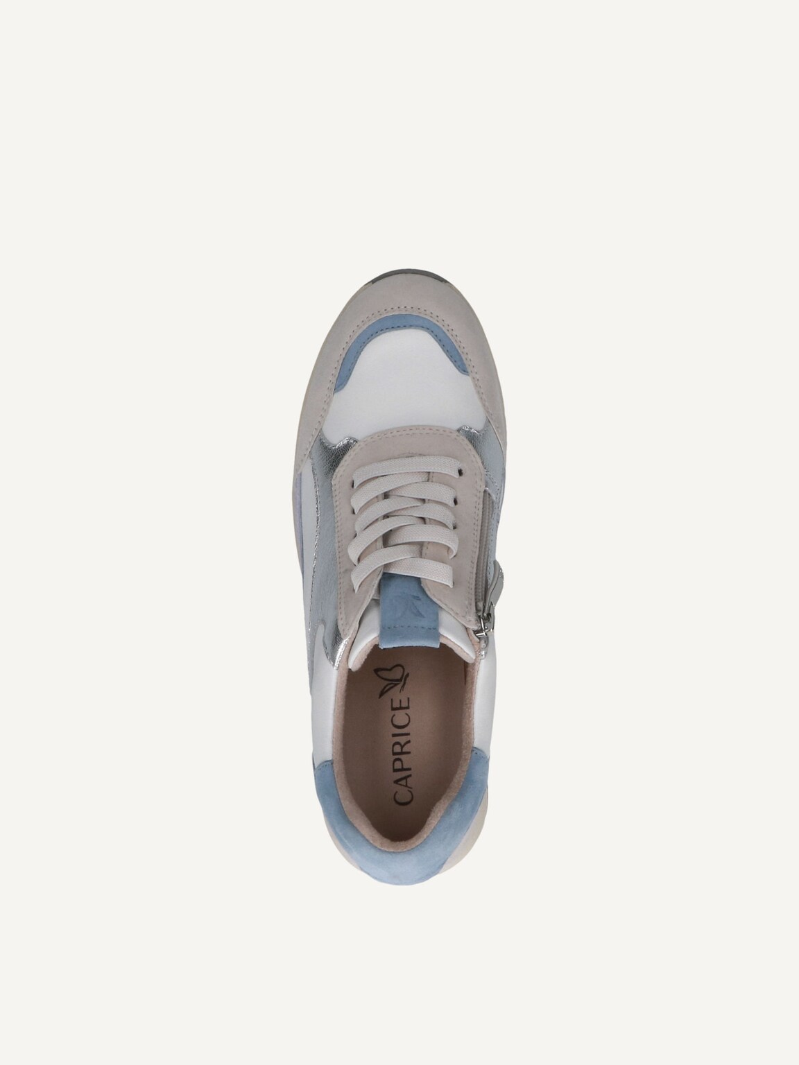 Caprice, Leather Sneaker - white WHITE/SILVER, image 5 of 5