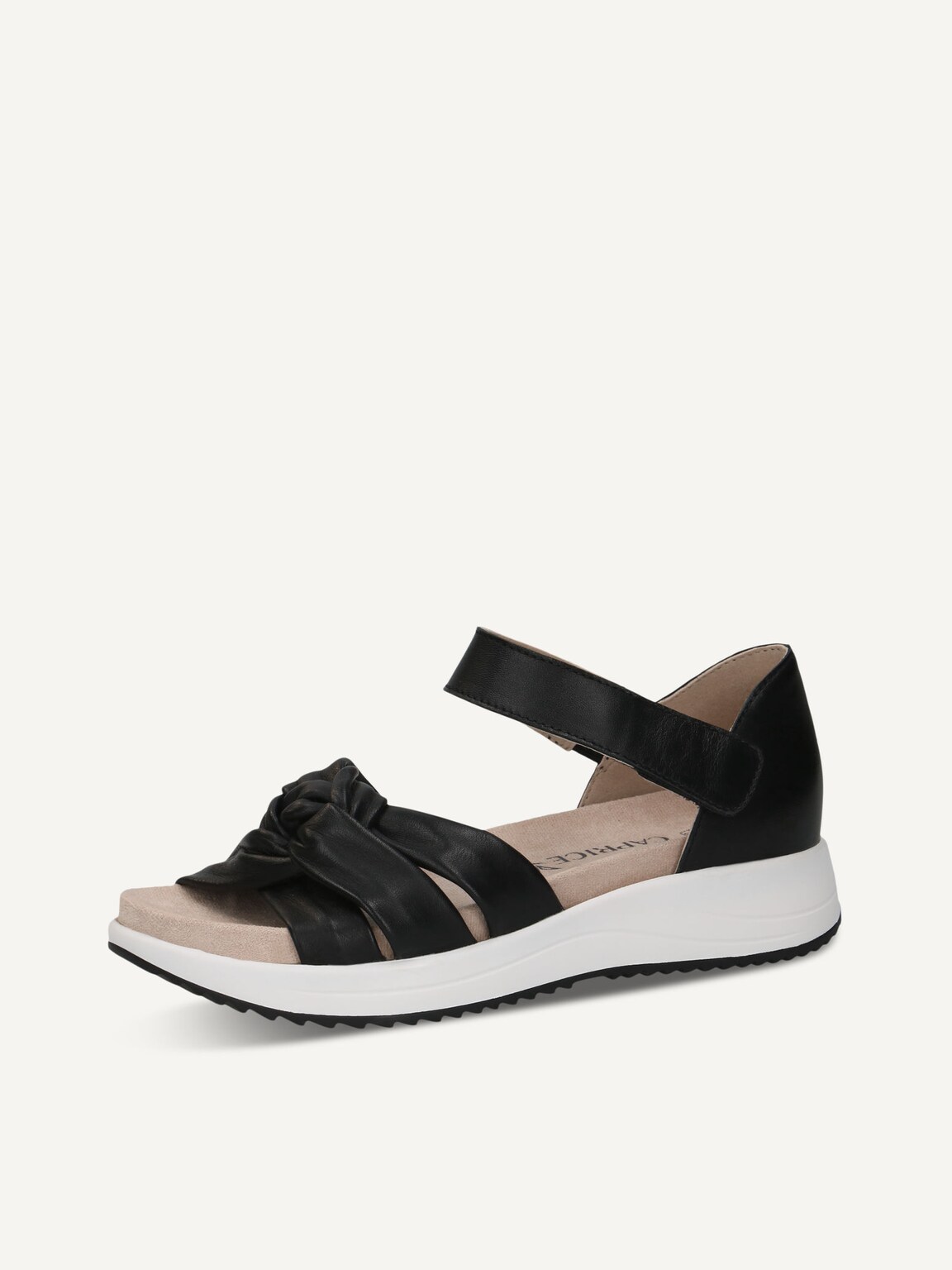 Caprice, Leather Sandal - black BLACK NAPPA, image 1 of 5