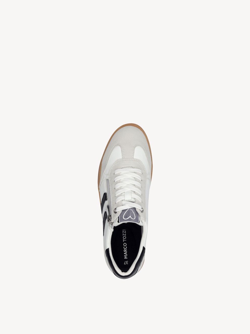 Marco Tozzi, Sneaker - offwhite WHITE/BLACK, Bild 6 von 7