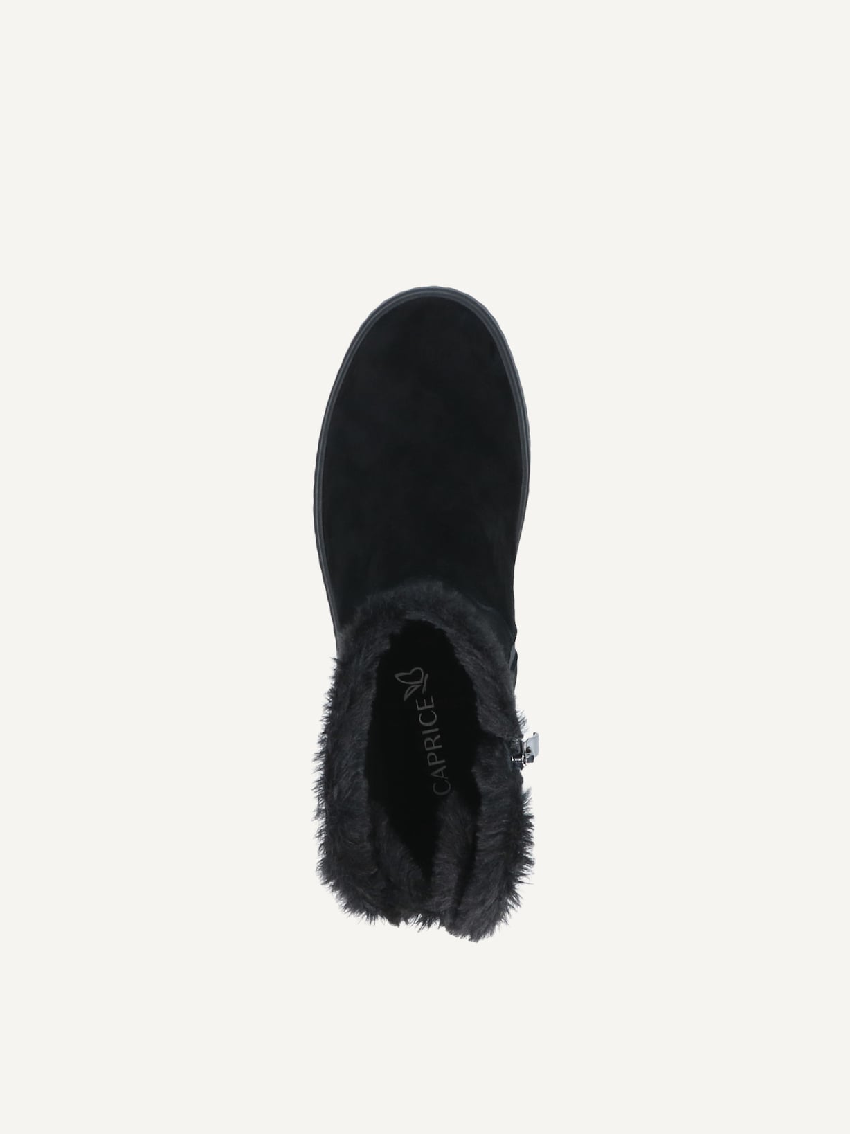 Caprice, Bottine en cuir - noir doublure chaude BLACK SUEDE, image 4 sur 5