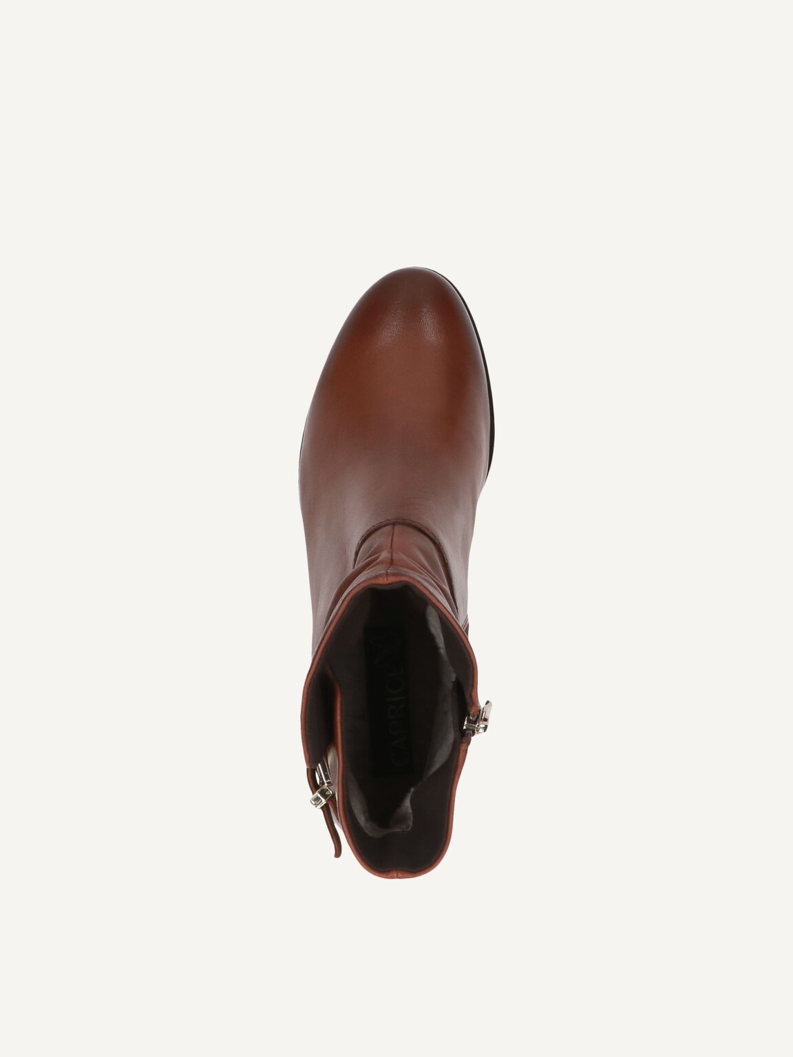 Caprice, Leather Bootie - brown COGNAC NAPPA, image 6 of 6