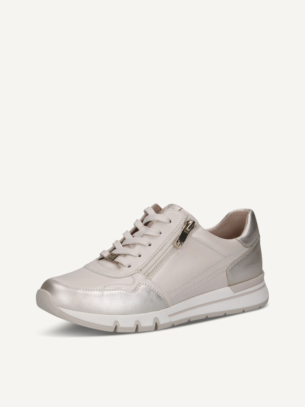Caprice, Leather Sneaker - white OFFWHITE COMB, image 1 of 6