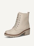 Not selected, Caprice, Leather Bootie - white warm lining OFFWHITE PERL.
