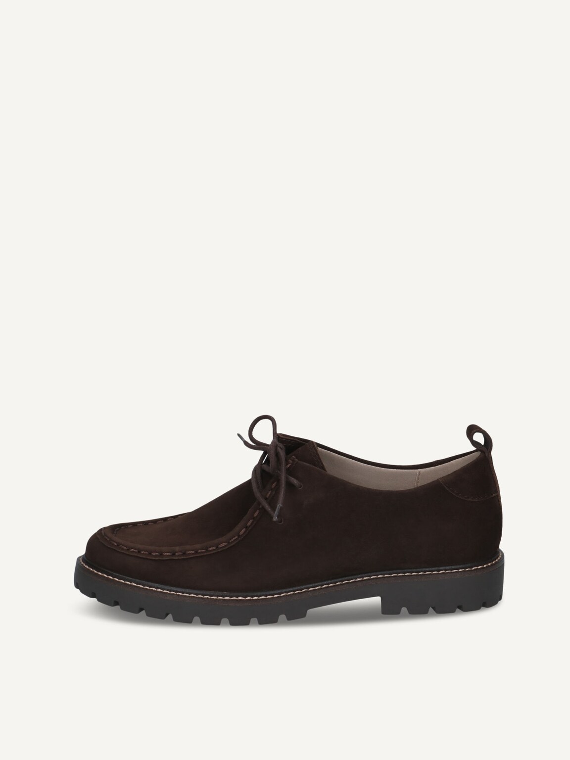 Caprice, Leather Low shoes - brown DK BROWN SUEDE, image 2 of 5