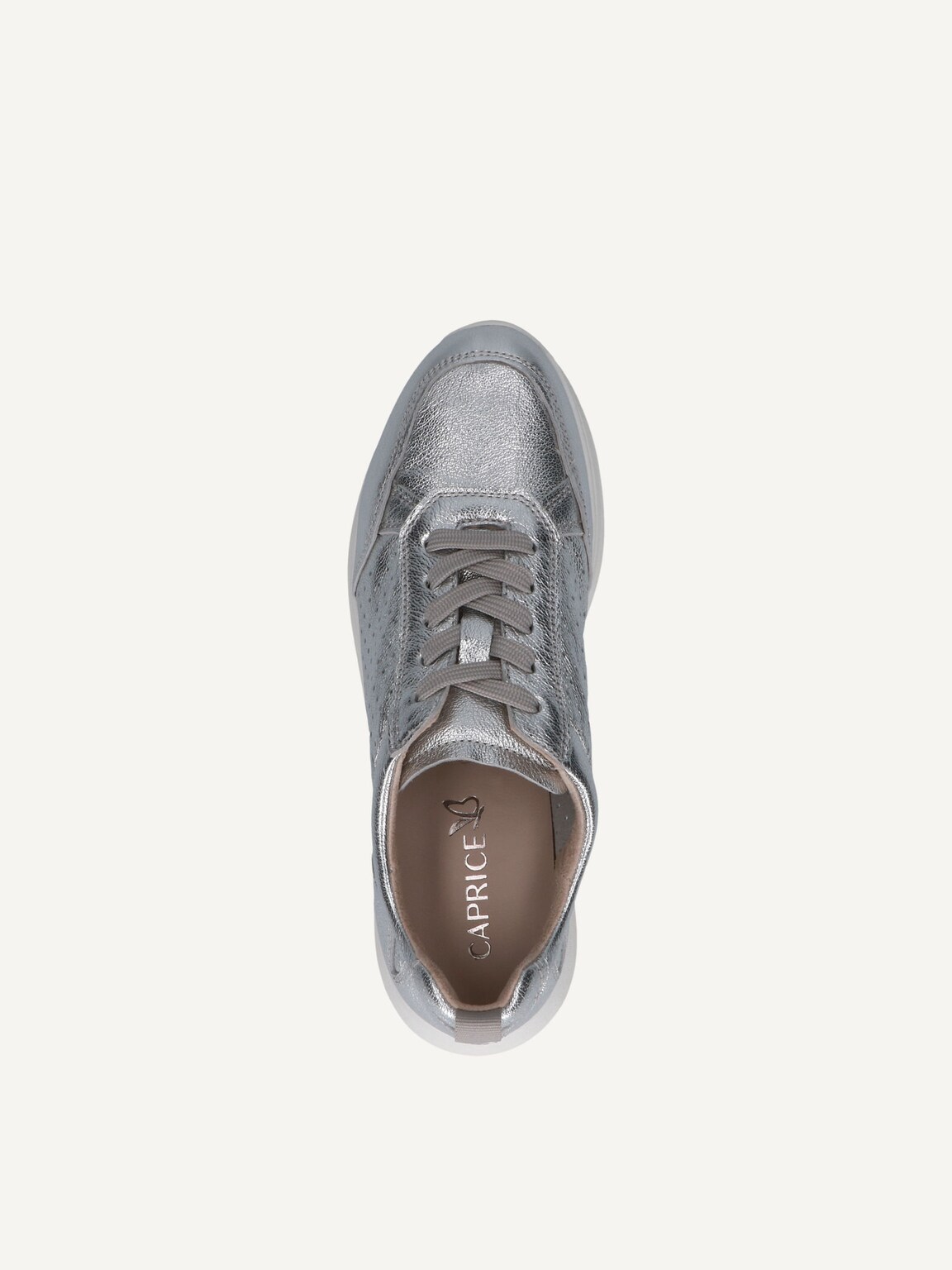 Caprice, Leather Sneaker - silver SILVER METAL., image 5 of 5